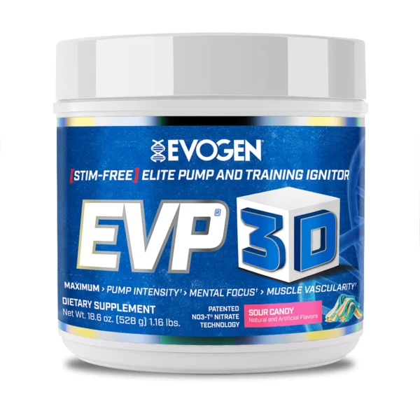 Evogen | EVP-3D | Stim-Free Extreme Pre-Workout | 40 Servings