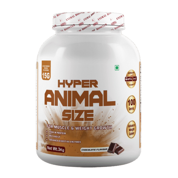 Hyper Animal Size | 3kg/ 49 Servings | chocolate Flavor