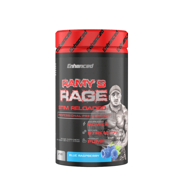 Enhanced Labs | Ramy's Rage | Stimulating Pre Workout | 60 Servings