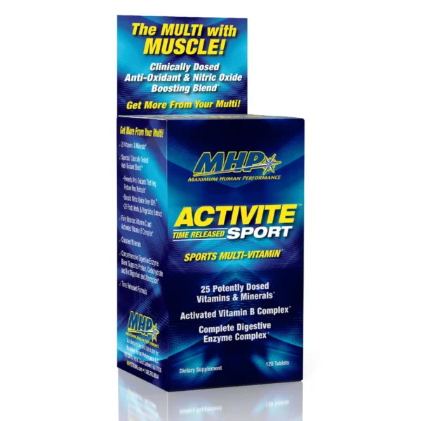 MHP | Activite Sport Multi Vitamin | 25 Vitamins and Minerals | 120 Tablets