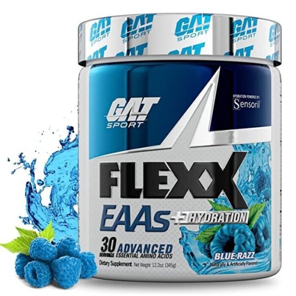 GAT Sport | Flexx EAAs + Hydration | Essential Amino Acids with BCAAs | 30 Servings