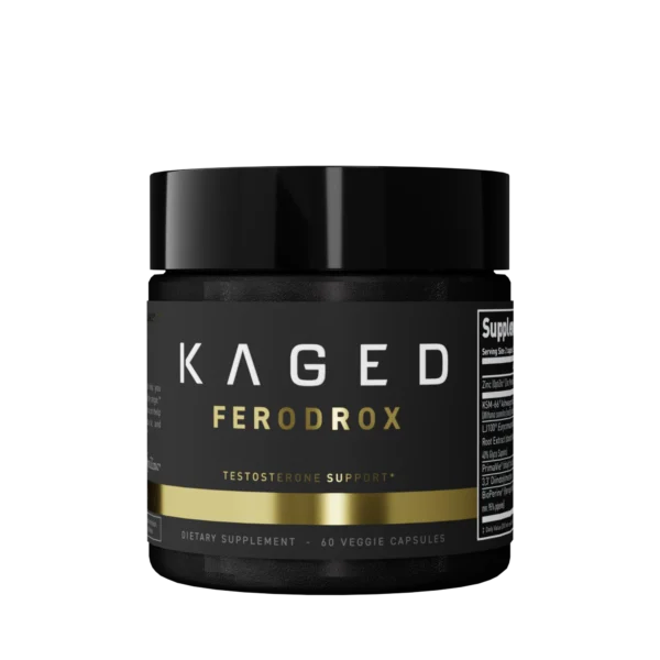 Kaged Muscle | Ferodrox | Testo Booster | 60 Veg Capsules