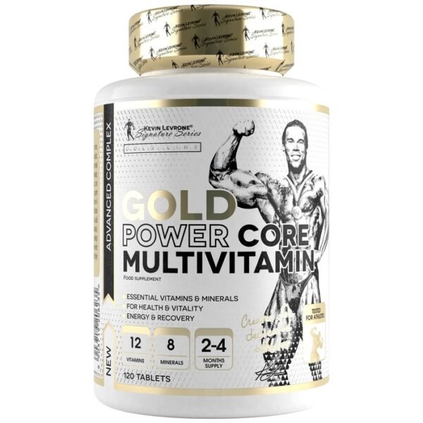 Kevin Levrone | Gold Power Core Multivitamin | Multivitamin & Multi-Mineral | 120 Tablets