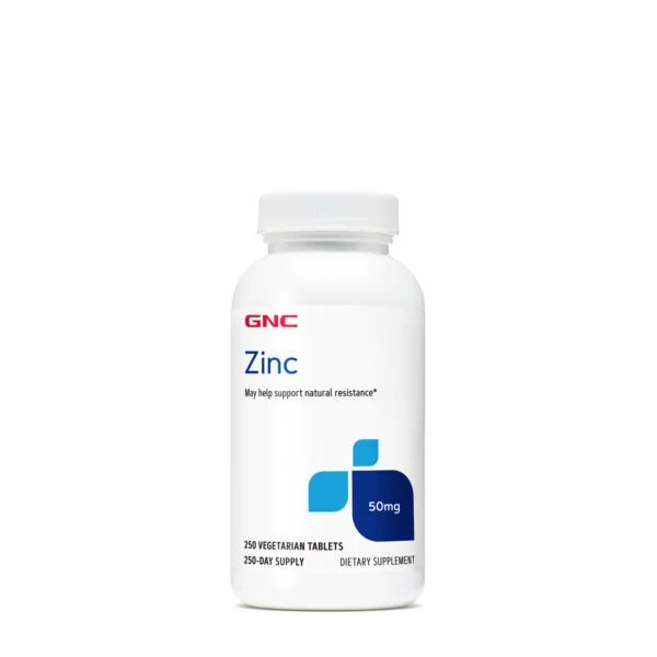 GNC Zinc 50mg - 250 Tablets ( Imported- USA )