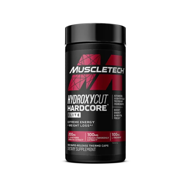 MuscleTech | Hydroxycut Hardcore Elite | Fat Burner | 110 Capsules
