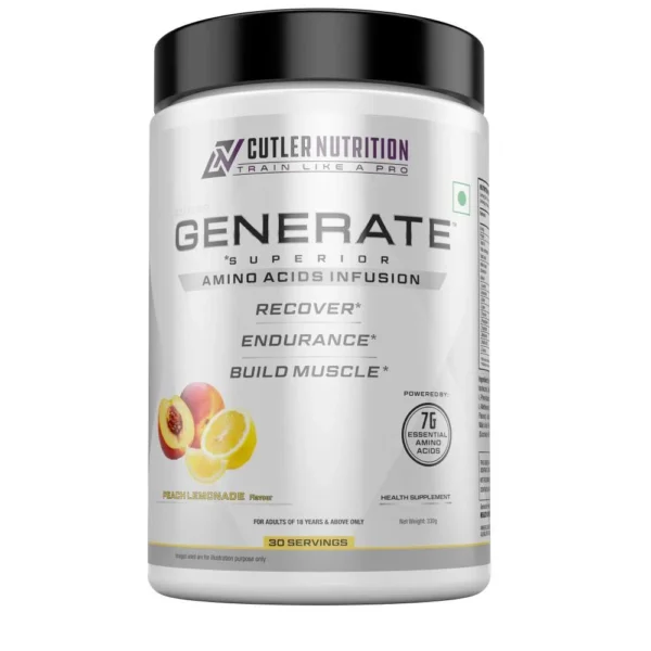Cutler Nutrition | Generate EAA & BCAA | 30 Servings