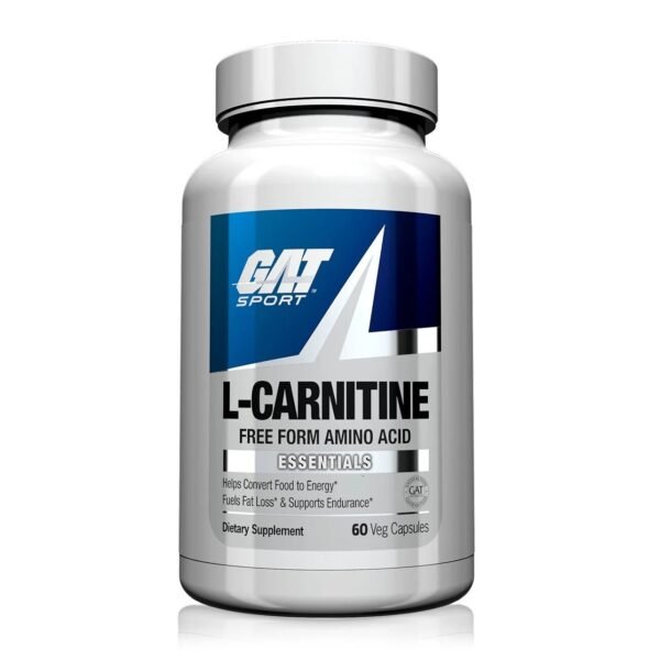 GAT Sport | L-Carnitine | Convert Fat Into Energy | 60 Veg Capsules