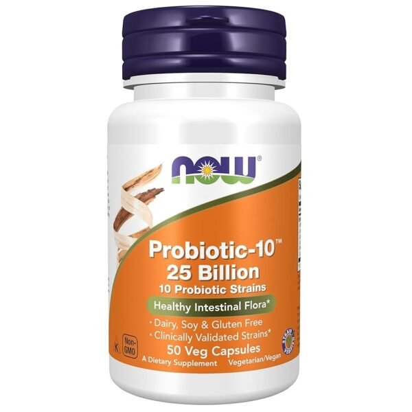 Now Foods Probiotic-10™ 25 Billion - 50 Veg Capsules