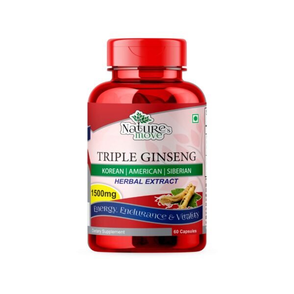 Triple Ginseng 1500mg | 60 Capsules