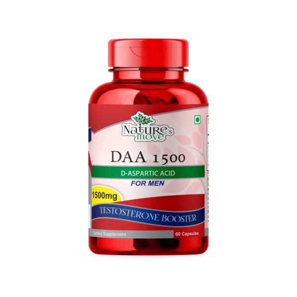 DAA 1500mg | D-Aspartic Acid | 60 Capsules
