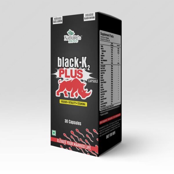 Black-K2 Plus Capsule | Nature's Move | 30 Capsules