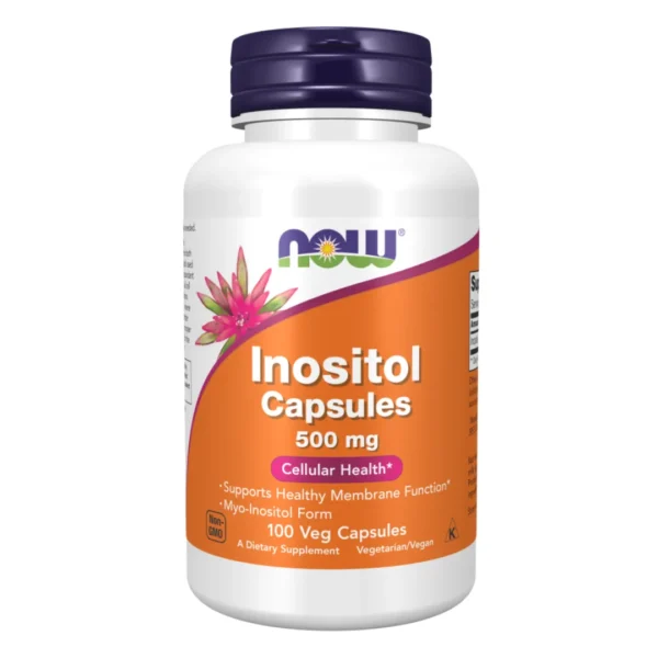 Now Foods | Inositol 500MG | Cellular Health | 100 Veg Capsules