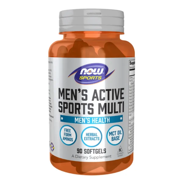Now Foods | Men's Active Sports Multi | Men's Health | 90 Softgels