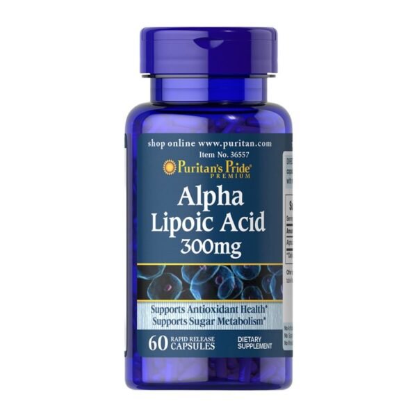 Puritan's Pride | Alpha Lipoic Acid 300MG | 60 Capsules