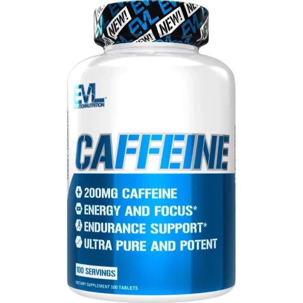 EVLution Nutrition | Caffeine 200MG | 100 Tablets