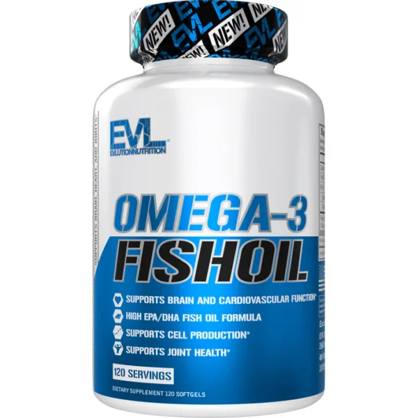 EVLution Nutrition | Omega-3 Fish Oil 1000MG | 120 Softgels