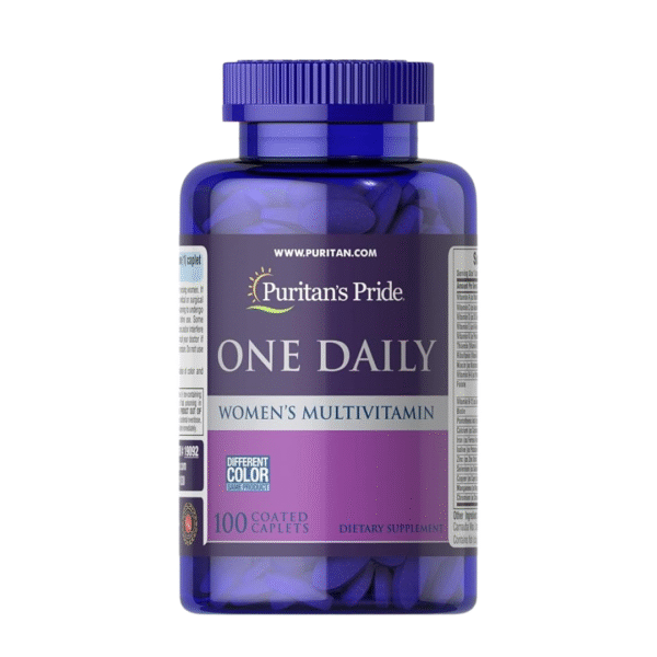 Puritan's Pride | One Daily Womens Multivitamin | 100 Coated Caplets