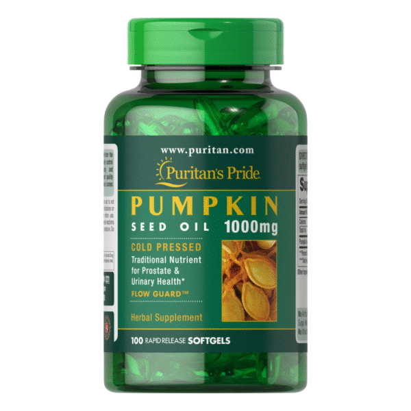 Puritan's Pride | Pumpkin Seed Oil 1000MG | 100 Softgels