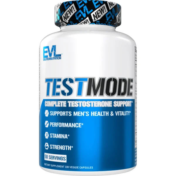 EVLution Nutrition | TestMode | Complete Testosterone Support | 100 Veggie Capsules