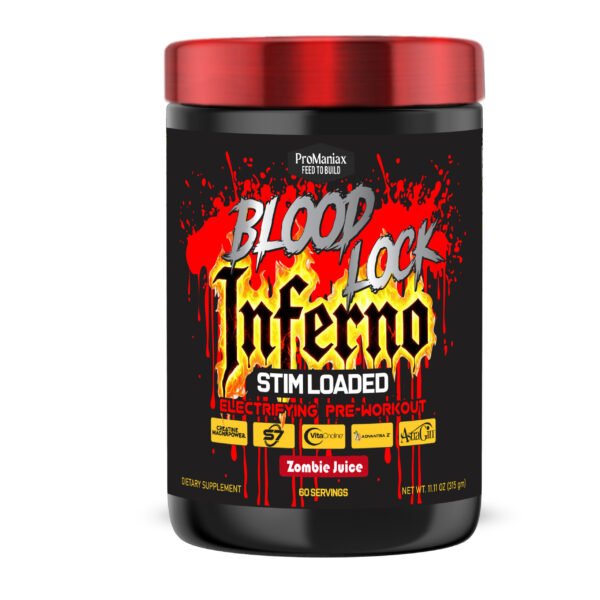 Promaniax | Blood Lock Inferno Pre-Workout | 60 Servings