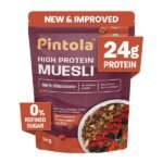 Pintola High Protein Muesli  1 Kg , Dark Chocolate & Cranberry
