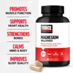 Force Factor | Magnesium 500mg, Support Muscle, Bone, Nerve & Cardiovascular Health | 90 Veg Capsules - Image 4