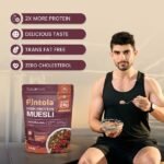 Pintola High Protein Muesli  1 Kg , Dark Chocolate & Cranberry - Image 3