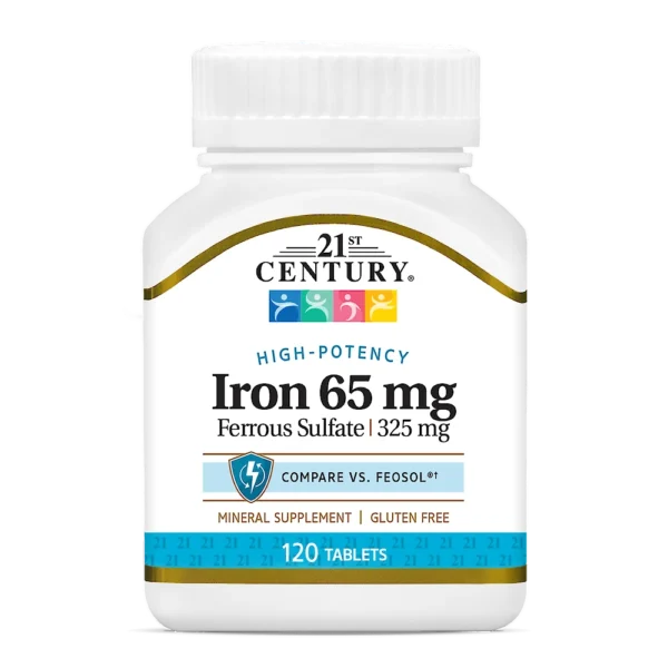 21st Century Iron 60mg - 120 Tablets