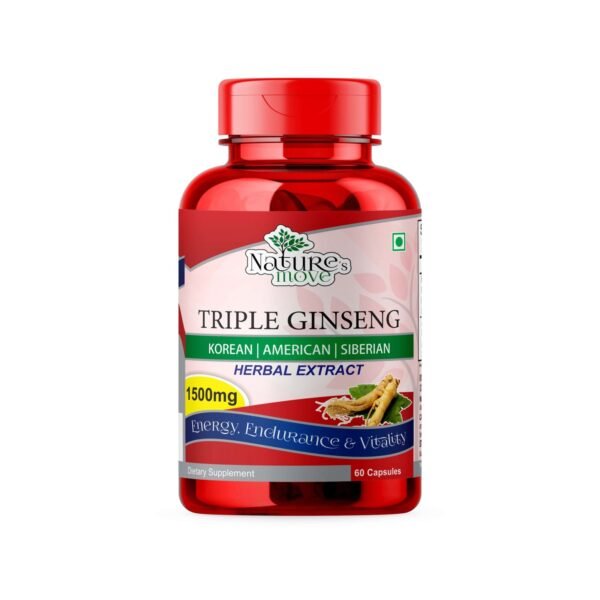 Triple Ginseng 1500mg | 60 Capsules