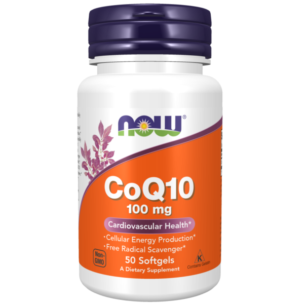 Now Foods CoQ10 100 mg - 50 Softgels