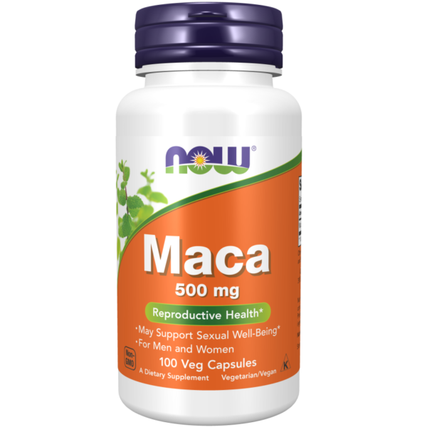 Now Foods Maca 500 mg - 100 Veg Capsules