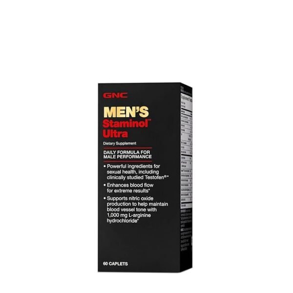 GNC Men's Staminol Ultra - 60 Caplets ( Imported - USA )