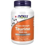 Now Foods | Taurine 1000mg | Support Nervous system Health | 100 Veg capsules