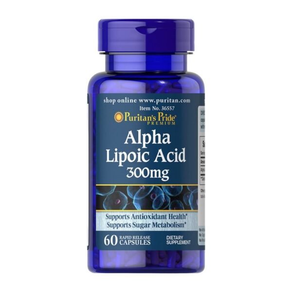 Puritan's Pride |  Alpha Lipoic Acid 300MG | 60 Capsules