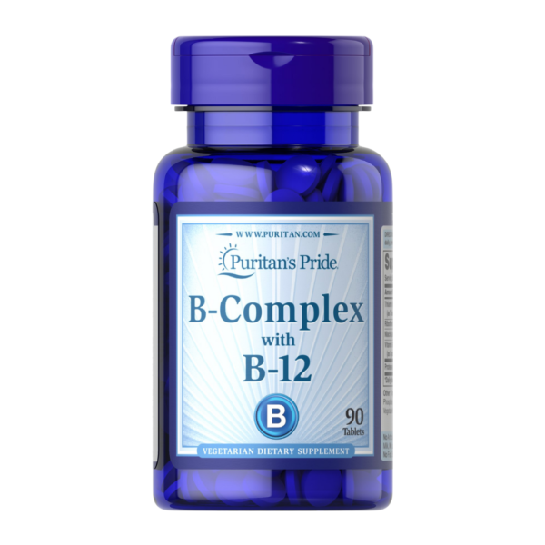 Puritan's Pride |  Vitamin B-Complex and Vitamin B-12 | 90 Tablets