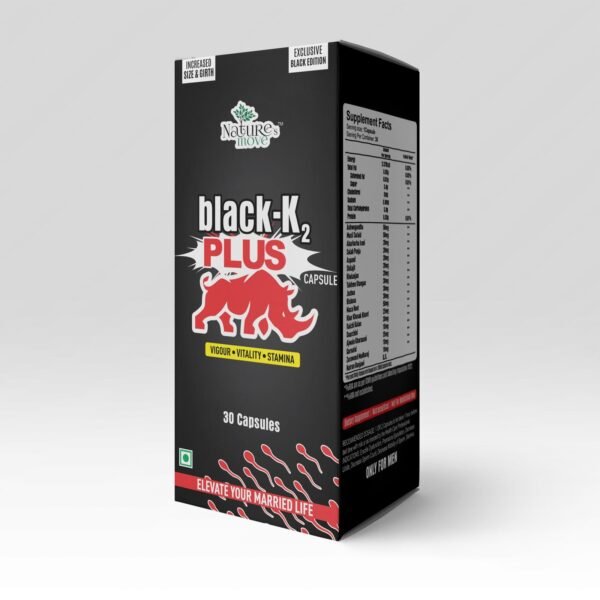 Black-K2 Plus Capsule | Nature's Move | 30 Capsules