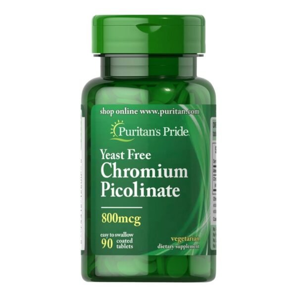 Puritan's Pride |  Chromium Picolinate 800MCG | 90 Tablets