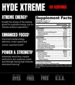ProSupps | Hyde Xtreme | Intense Energy Pre-Workout | 30 Servings ( USA) - Image 3