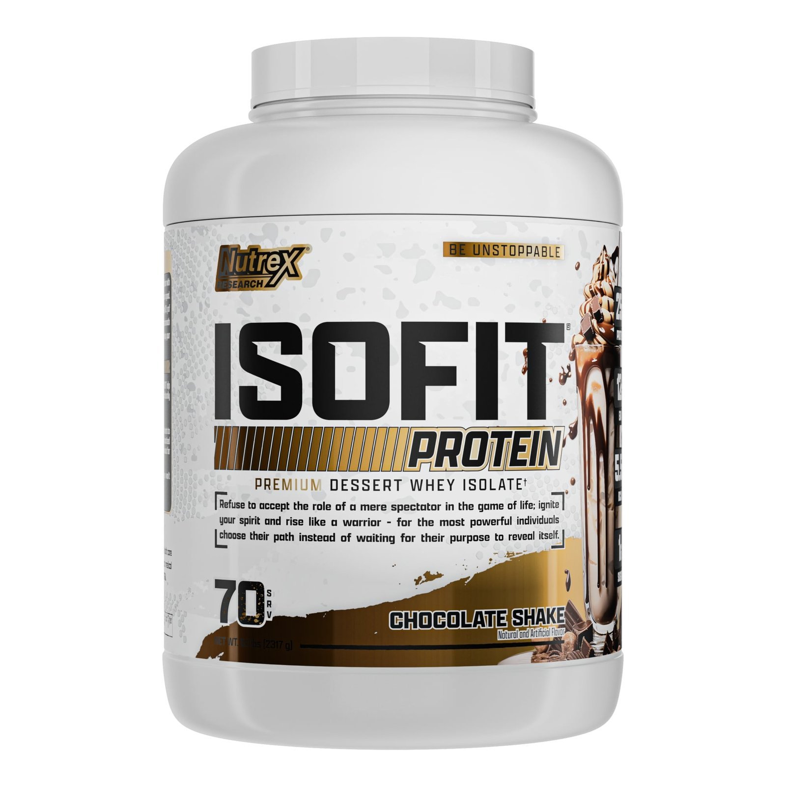 IsoFit-70-CSv2-1-1.jpg Nutrex ISOFIT Whey Protein Isolate Powder | 5 Lbs | 70 Servings - Image 1
