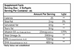Wellsports | Ultra Omega 3 - 4X | Fish Oil ( EPA-720/DHA-480 ) With Vitamin D3 - 90 Softgels - Image 2