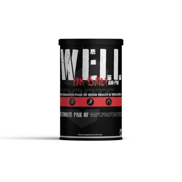 Wellsports Well Pak Daily Am-Pm Vitamins, Minerals & Supplements - 30 Packs