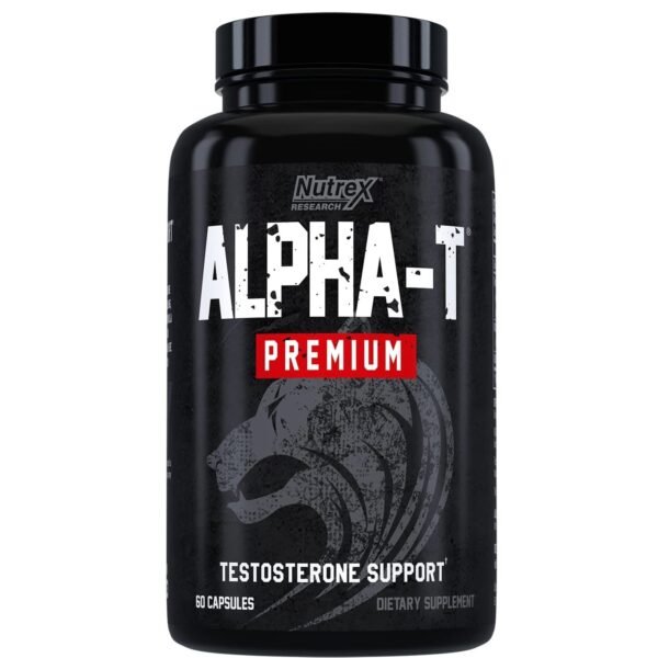 Nutrex Research | Alpha T | Testo Booster for Men | 60 Capsules