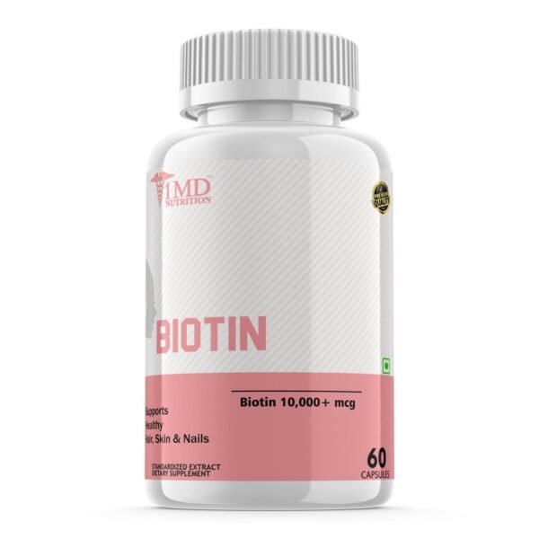 1MD Nutrition | Biotin 10000+ | 60 Capsules