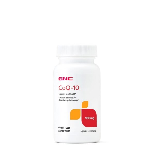 GNC CoQ-10 100 mg | Support Heart Health - 60 Softgels ( Imported- USA )
