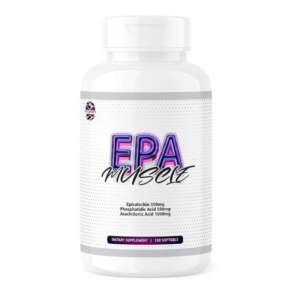 Wellsports | EPA Muscle | Phosphatidic acid | Epicatechin | Arachidonic Acid - 120 Softgels