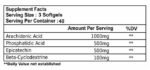 Wellsports | EPA Muscle | Phosphatidic acid | Epicatechin | Arachidonic Acid - 120 Softgels - Image 2