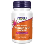 Now Vitamin D3 (5000 IU) - 120 softgels