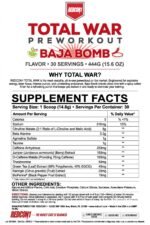 Redcon1 | Total War | Pre-Workout | 30 Servings - Image 2