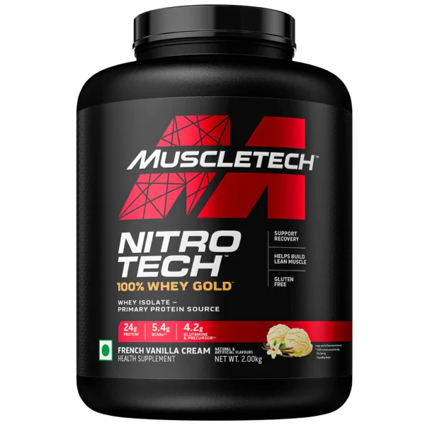 MuscleTech | Nitrotech 100% Whey Gold | Protein Powder | 2kg