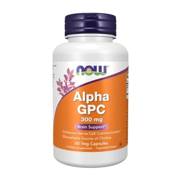Now Foods | Alpha GPC 300MG | 60 Veg Capsules